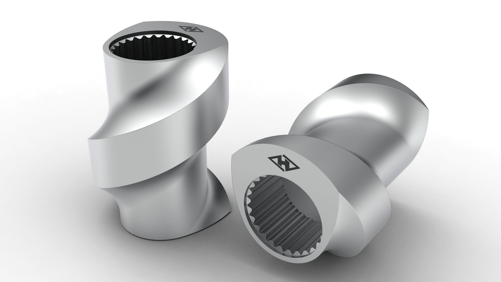 Single-flighted Screw Elements
